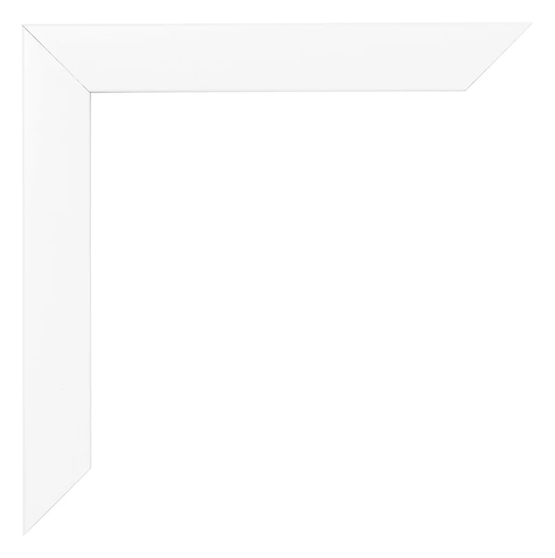 Bilderrahmen 56x71 cm - Weiß Matt - MDF - Pisa