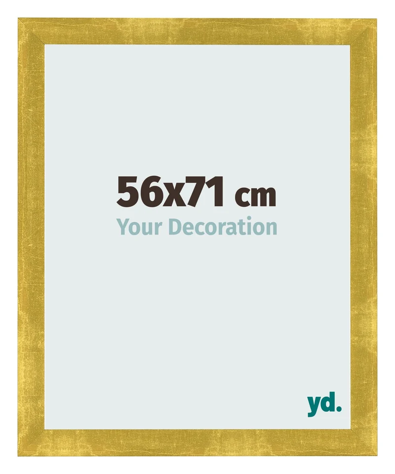 Bilderrahmen 56x71 cm - Gold Vintage - MDF - Pisa