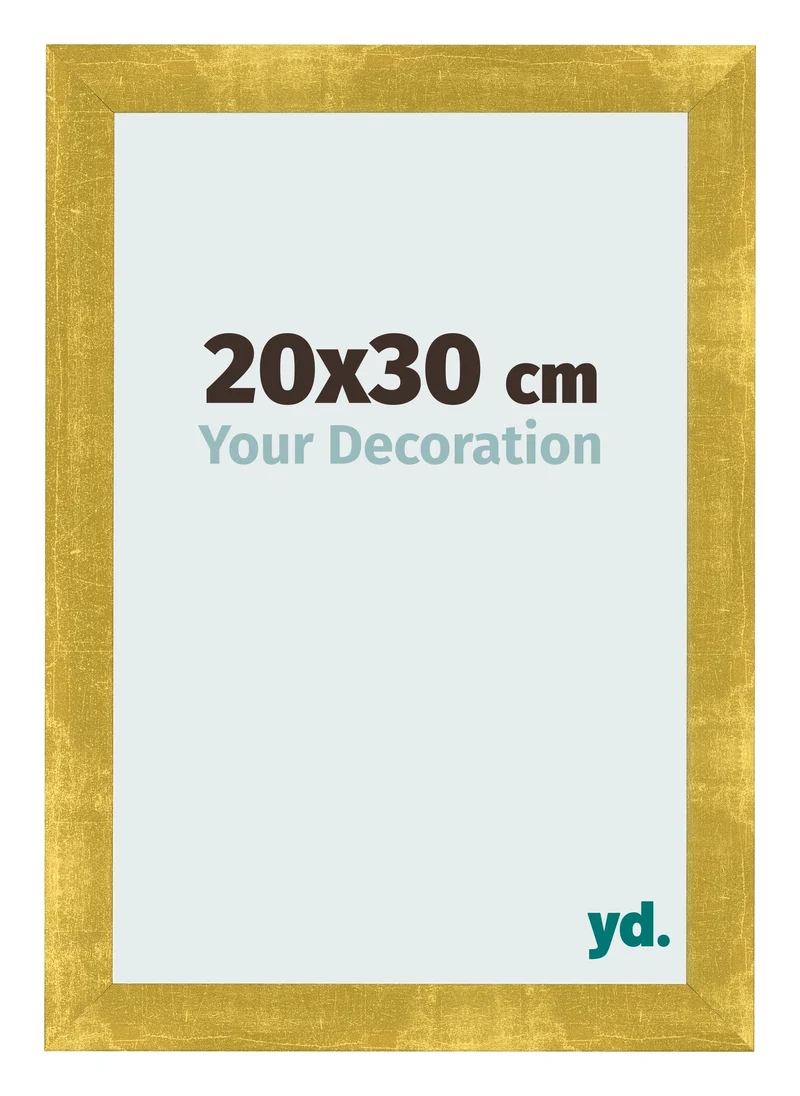 Bilderrahmen 20x30 cm - Gold Vintage - MDF - Pisa