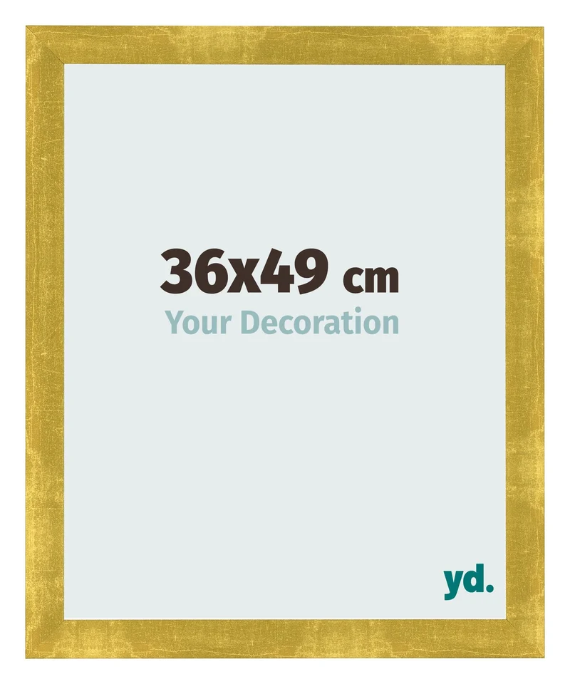Bilderrahmen 36x49 cm - Gold Vintage - MDF - Pisa