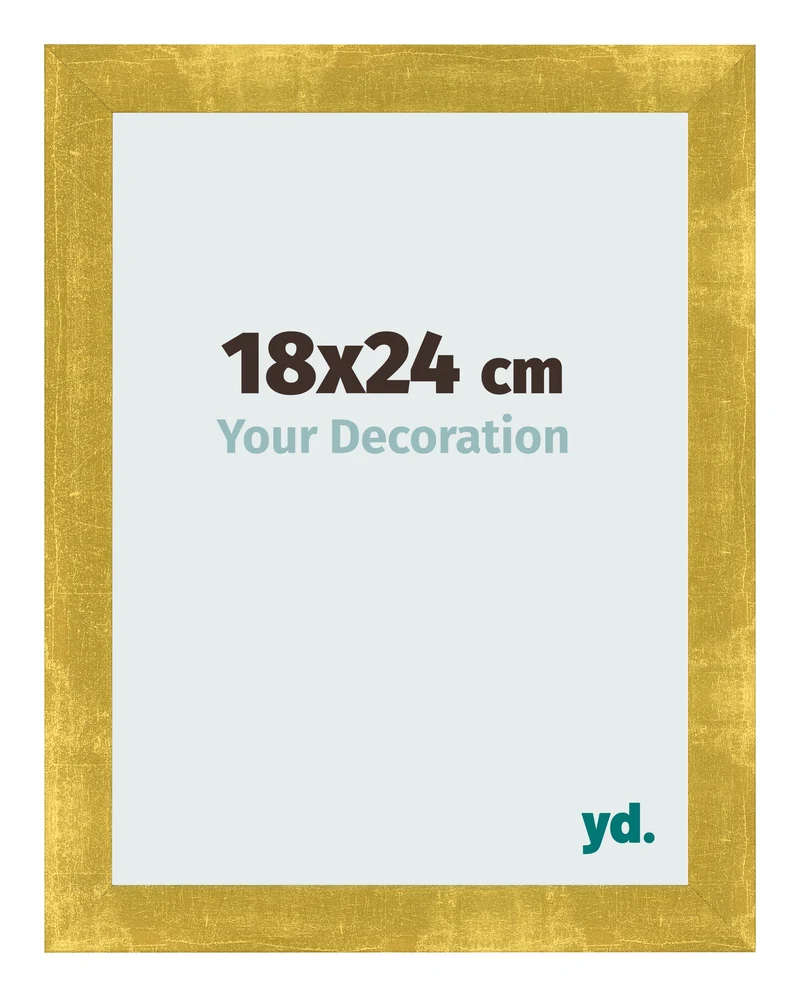Bilderrahmen 18x24 cm - Gold Vintage - MDF - Pisa
