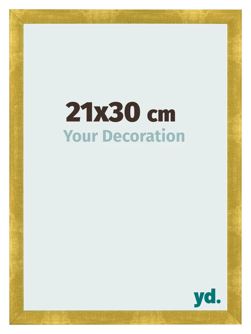 Bilderrahmen 21x30 cm - Gold Vintage - MDF - Pisa
