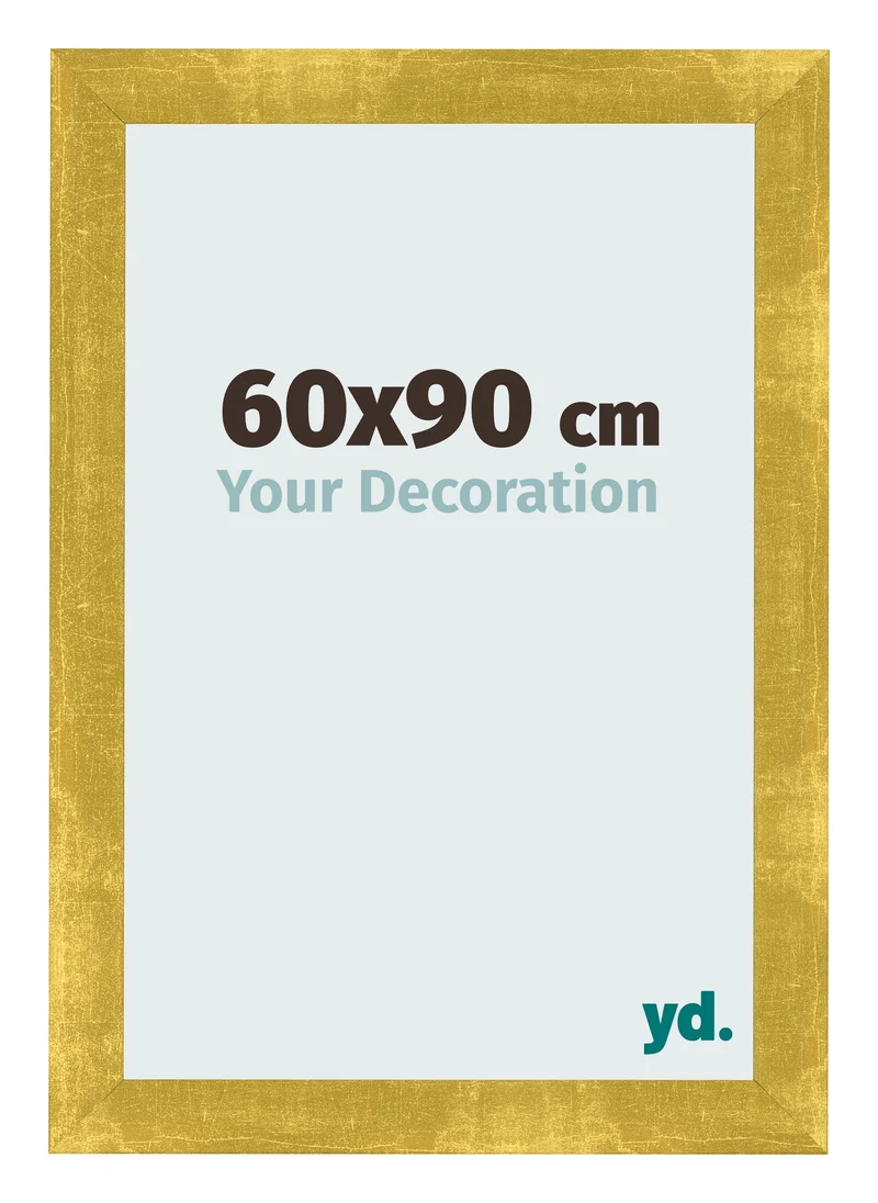 Bilderrahmen 60x90 cm - Gold Vintage - MDF - Pisa