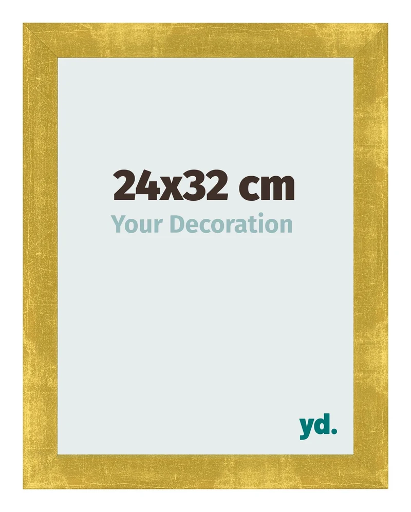 Bilderrahmen 24x32 cm - Gold Vintage - MDF - Pisa