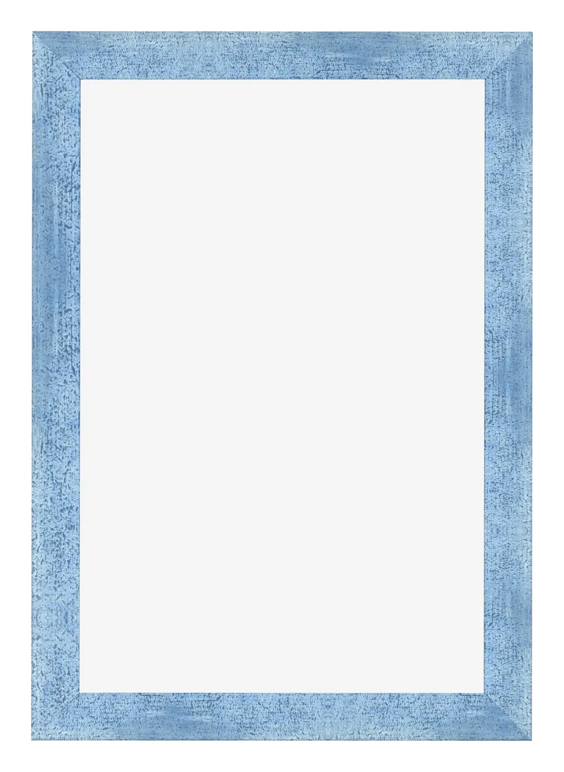 Bilderrahmen 50x75 cm - Hellblau Gewischt - MDF - Pisa