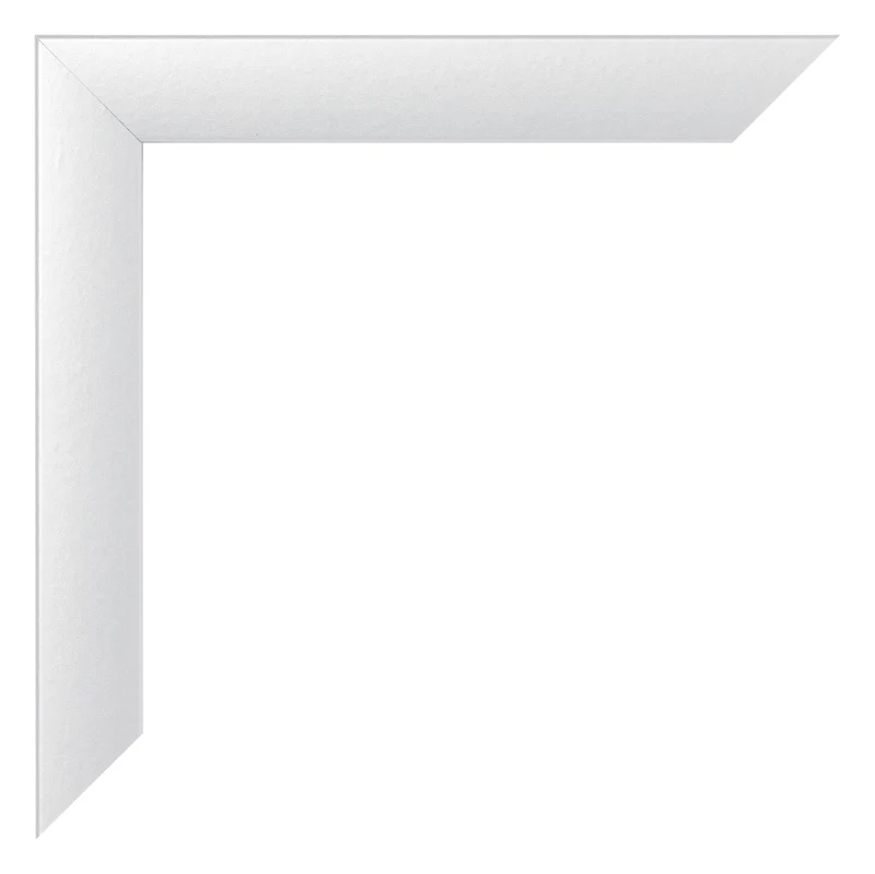 Bilderrahmen 45x60 cm - Silber Matt - MDF - Pisa