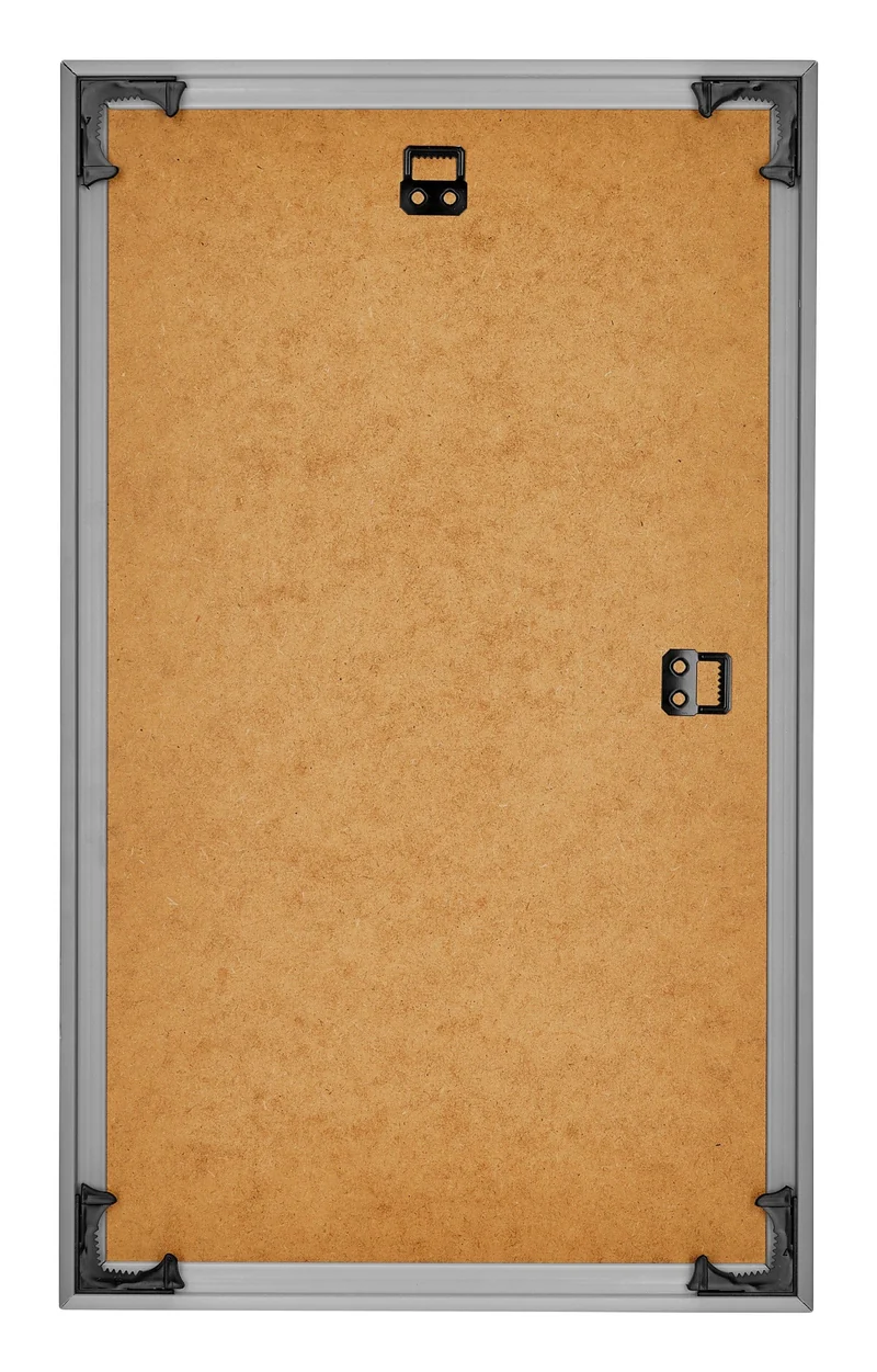Bilderrahmen 33x48 cm - Silber - Kunststoff - Bordeaux