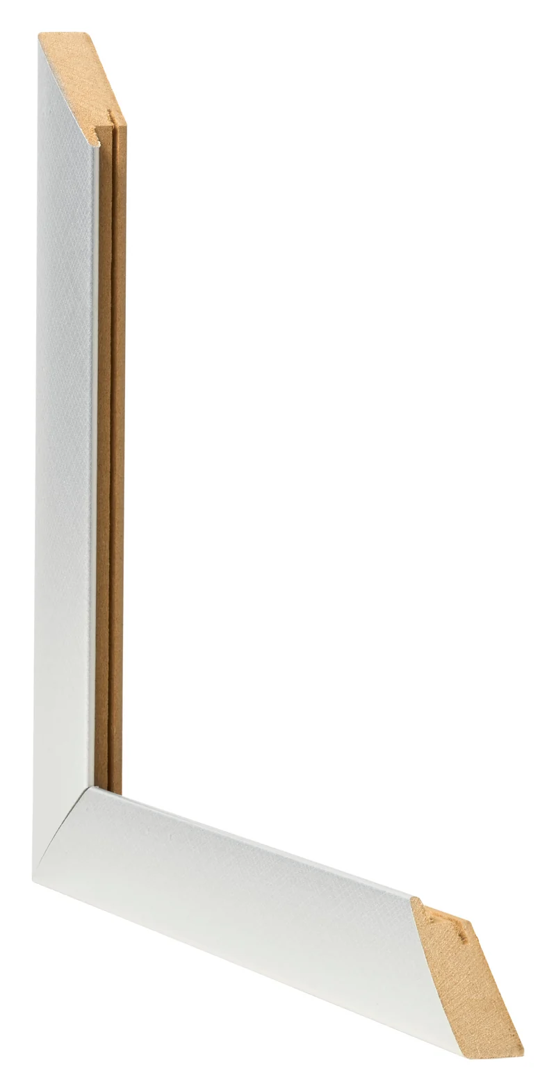 Bilderrahmen 70x90 cm - Aluminium Gebürstet - MDF - Pisa