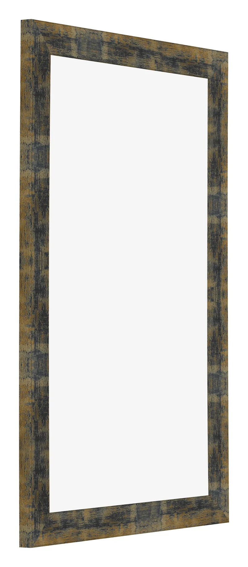 Bilderrahmen 30x50 cm - Blau Gold Meliert - MDF - Pisa