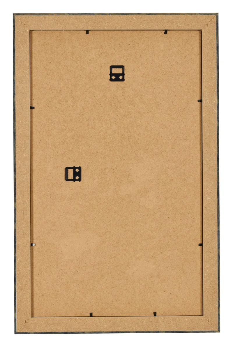 Bilderrahmen 30x50 cm - Blau Gold Meliert - MDF - Pisa