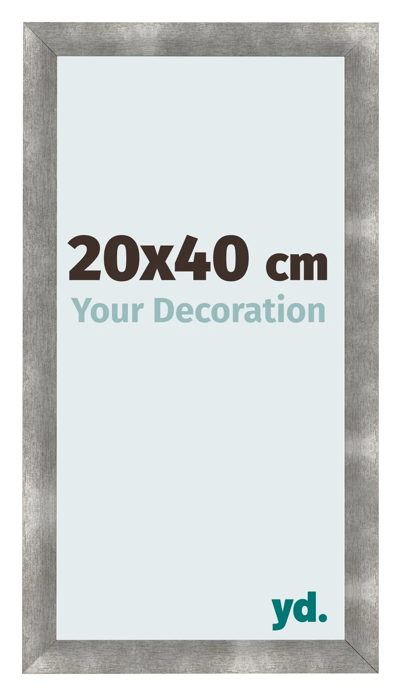 Bilderrahmen 20x40 cm - Metall Vintage - MDF - Pisa