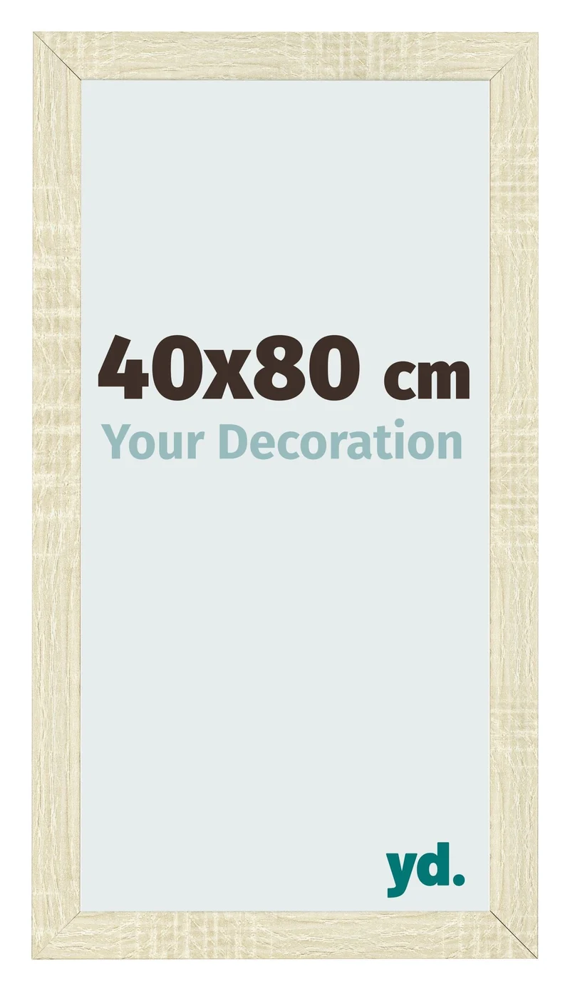 Bilderrahmen 40x80 cm - Sonoma Eiche - MDF - Pisa