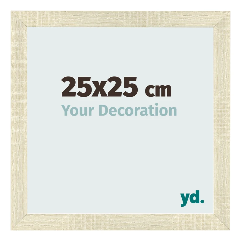 Bilderrahmen 25x25 cm - Sonoma Eiche - MDF - Pisa