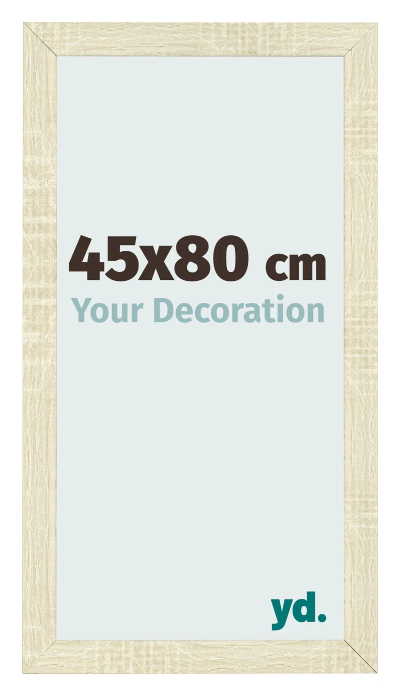 Bilderrahmen 45x80 cm - Sonoma Eiche - MDF - Pisa