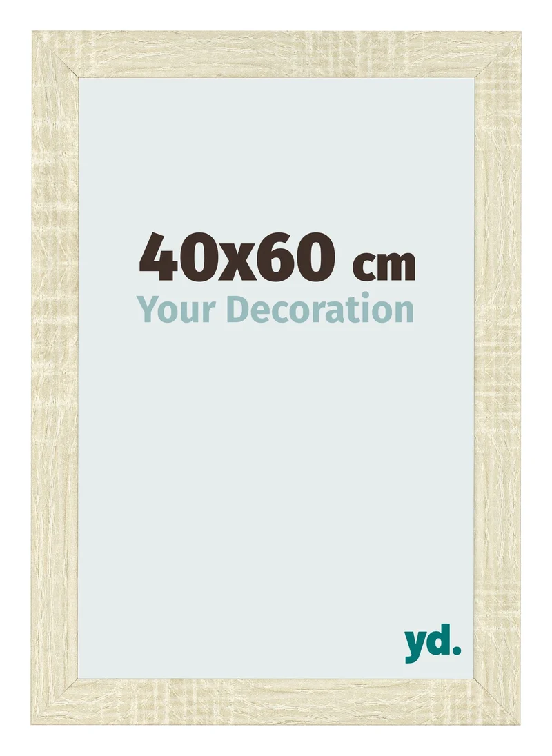 Bilderrahmen 40x60 cm - Sonoma Eiche - MDF - Pisa