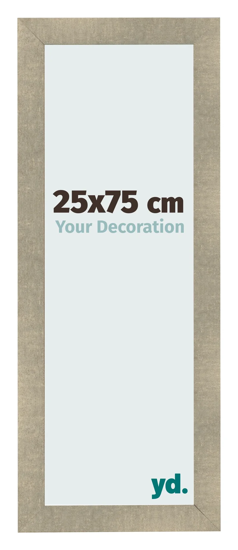 Bilderrahmen 25x75 cm - Gold Antik - MDF - Pisa