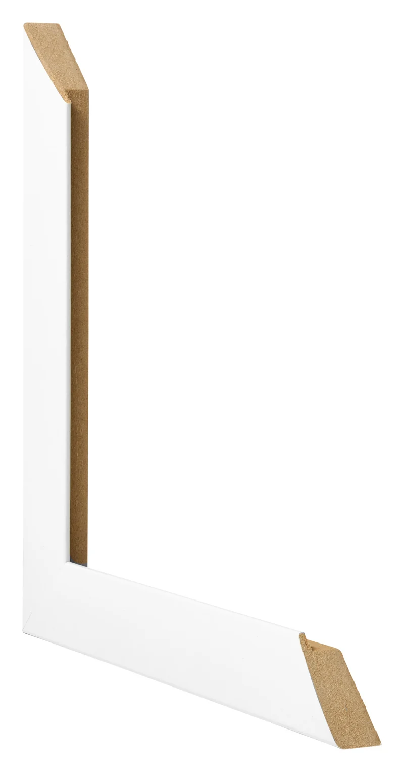Bilderrahmen A1 - 59,4x84 cm - Weiß Matt - MDF - Pisa