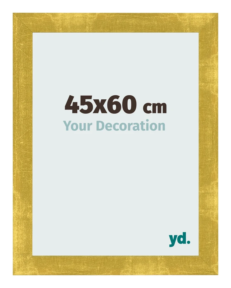 Bilderrahmen 45x60 cm - Gold Vintage - MDF - Pisa