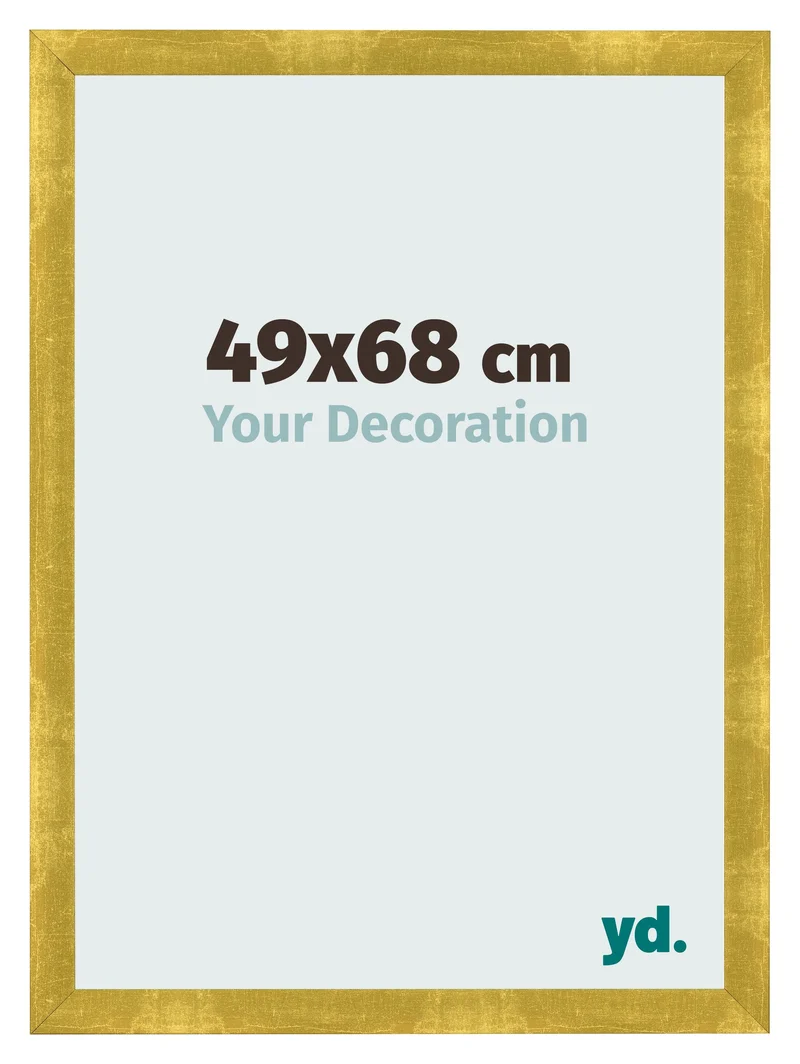 Bilderrahmen 49x68 cm - Gold Vintage - MDF - Pisa