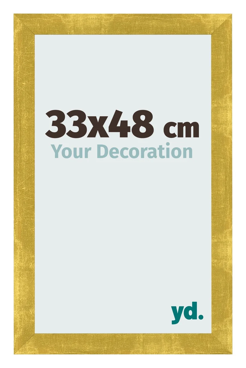 Bilderrahmen 33x48 cm - Gold Vintage - MDF - Pisa