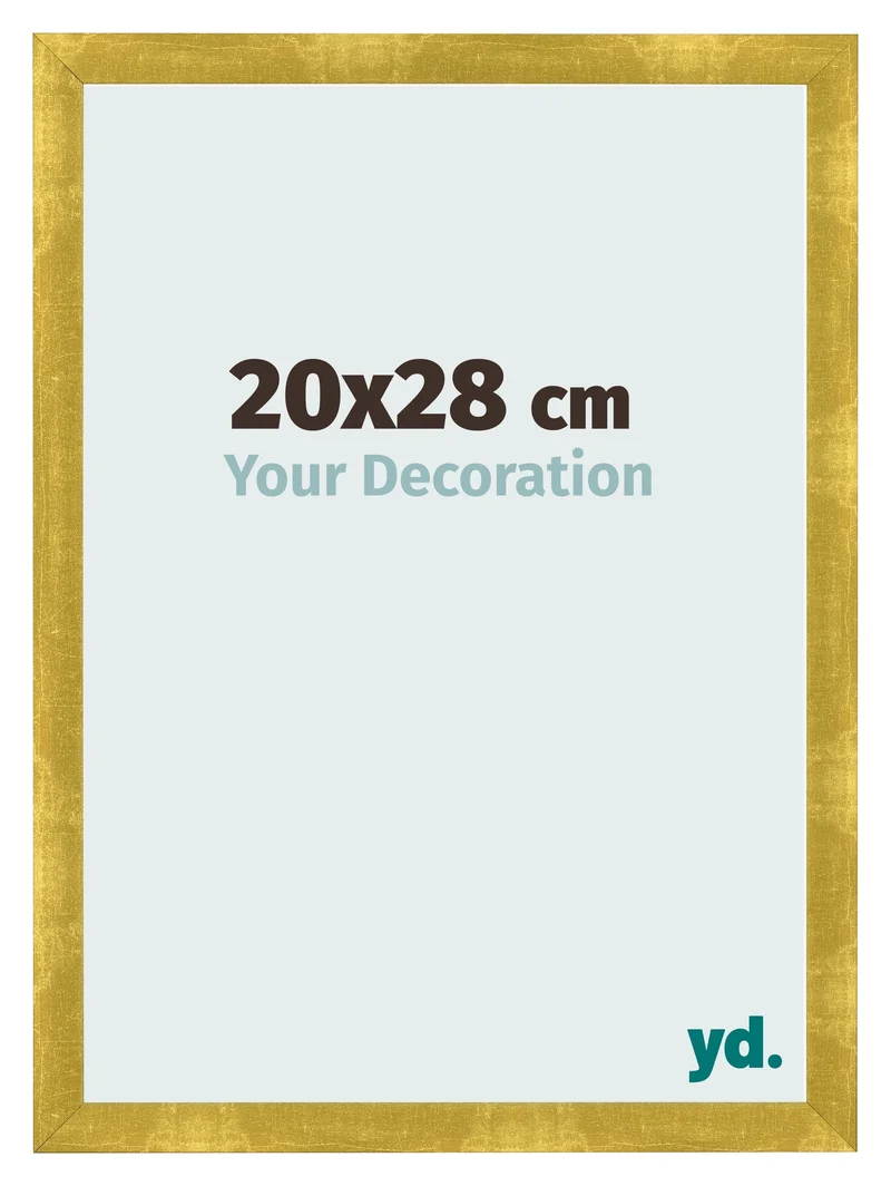 Bilderrahmen 20x28 cm - Gold Vintage - MDF - Pisa