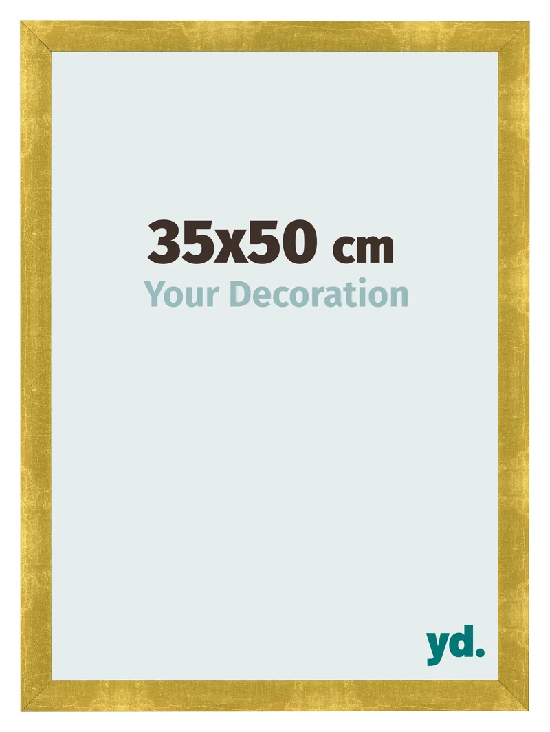 Bilderrahmen 35x50 cm - Gold Vintage - MDF - Pisa