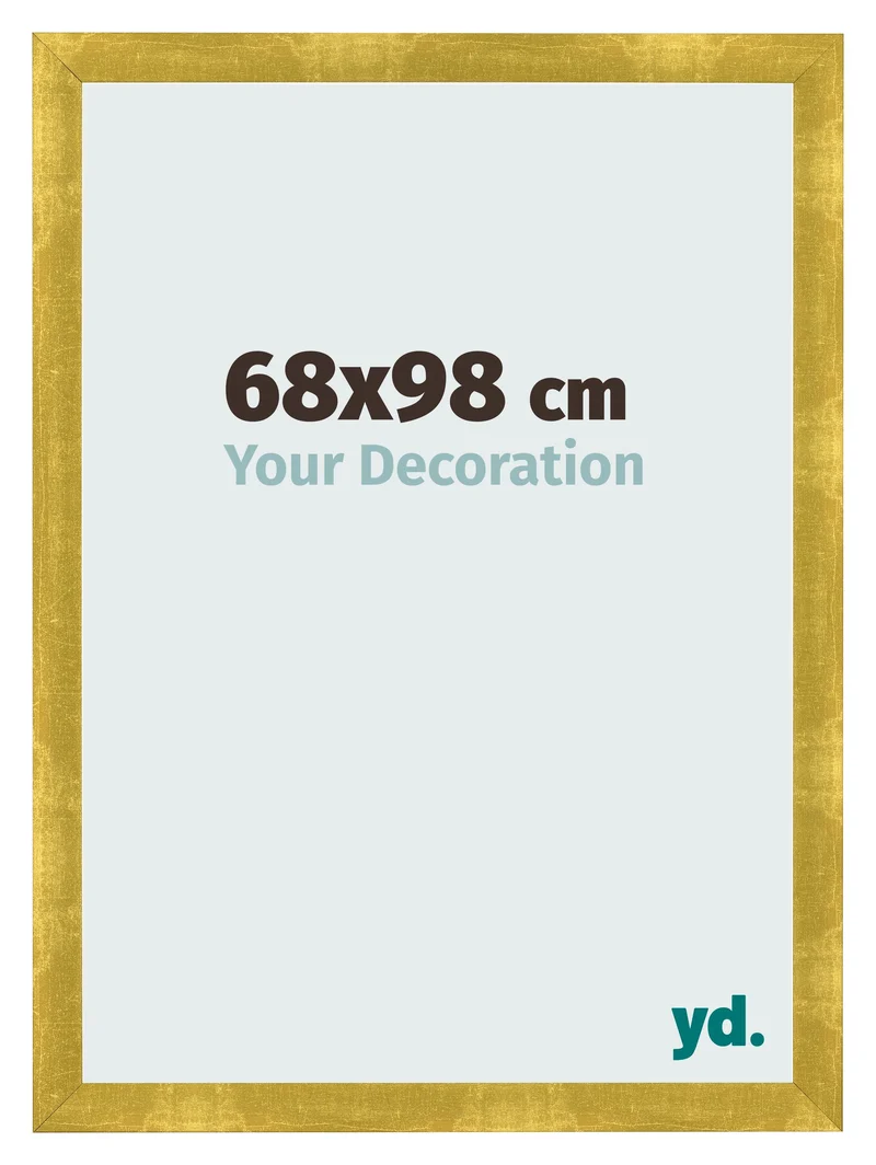 Bilderrahmen 68x98 cm - Gold Vintage - MDF - Pisa