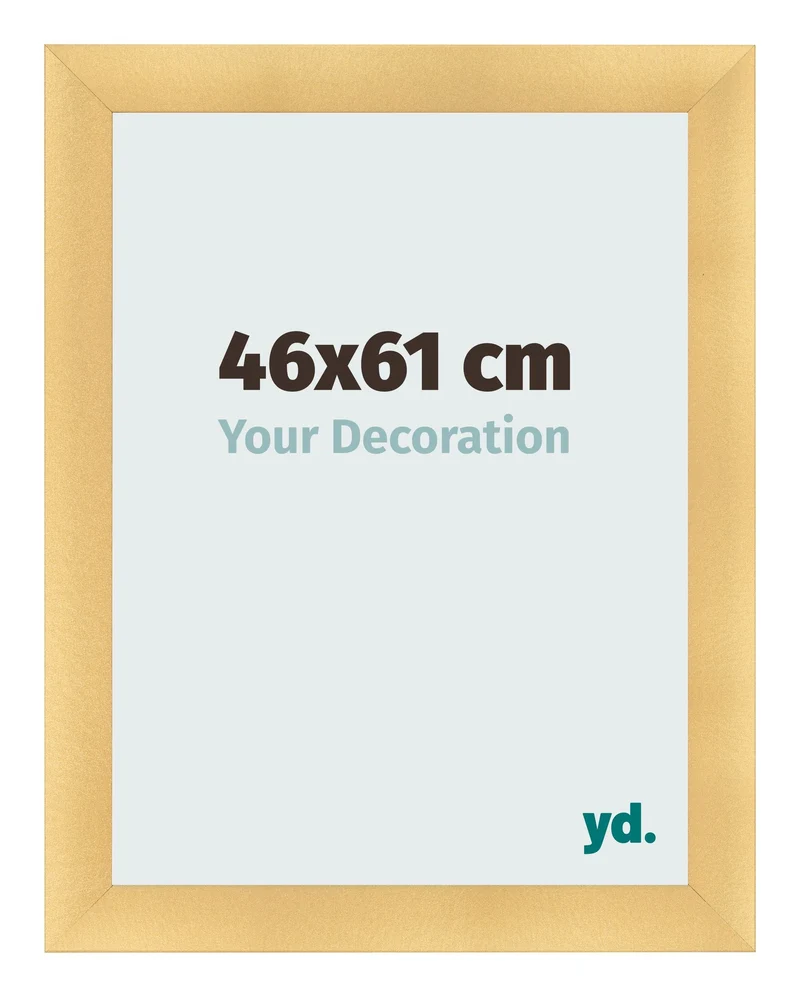 Bilderrahmen 46x61 cm - Gold Matt - MDF - Pisa
