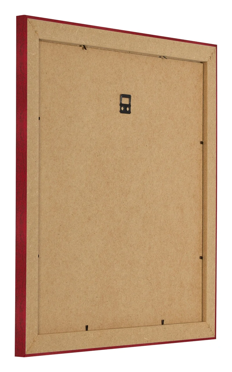 Bilderrahmen 45x45 cm - Weinrot Gewischt - MDF - Pisa