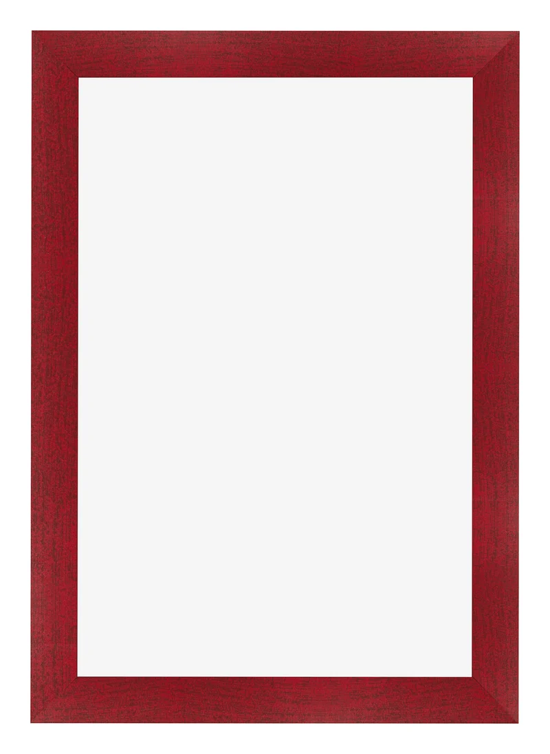 Bilderrahmen 40x60 cm - Weinrot Gewischt - MDF - Pisa
