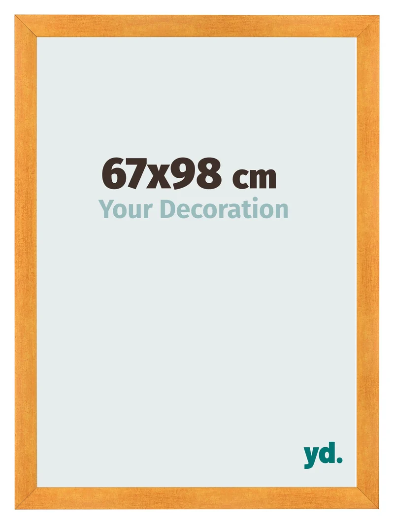 Bilderrahmen 67x98 cm - Orange - MDF - Pisa