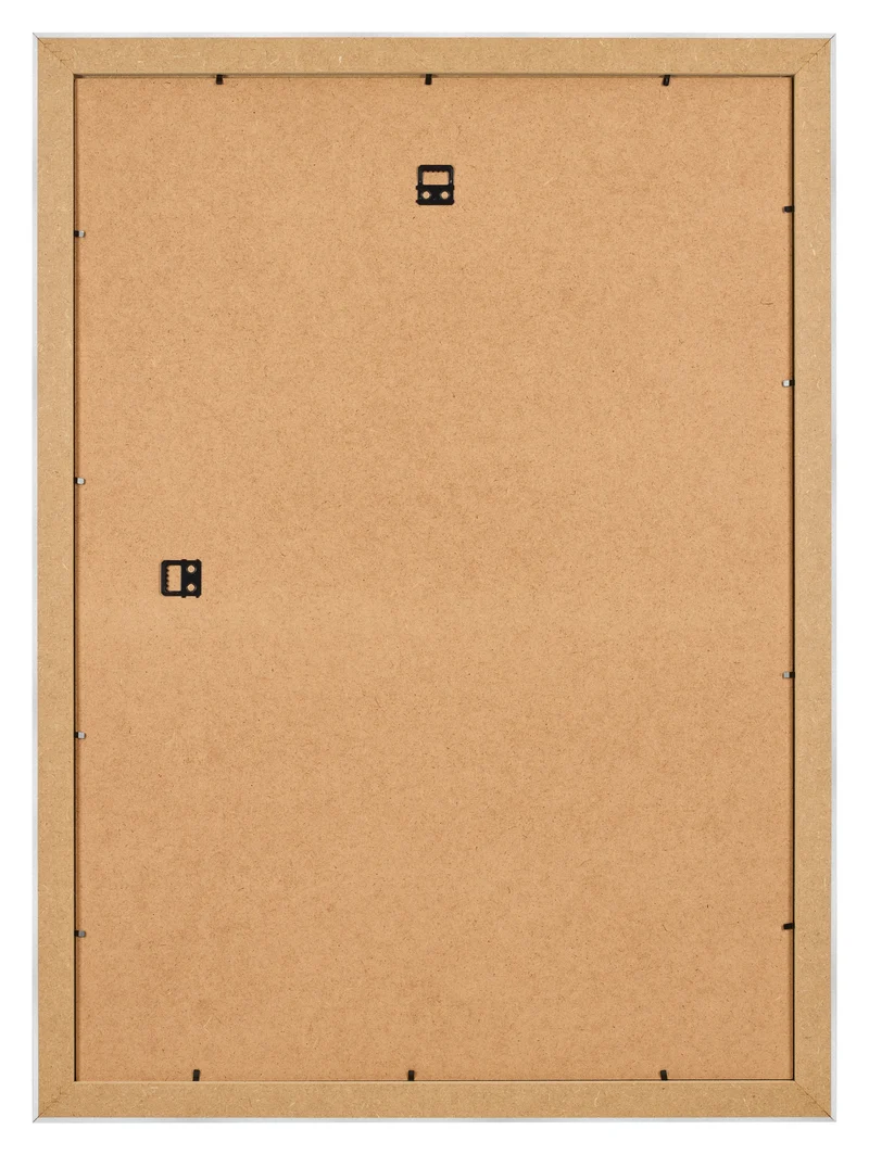 Bilderrahmen A4 - 21x29,7 cm - Aluminium Gebürstet - MDF - Pisa
