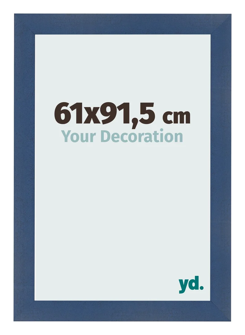 Bilderrahmen 61x91,5 cm - Dunkelblau Gewischt - MDF - Pisa