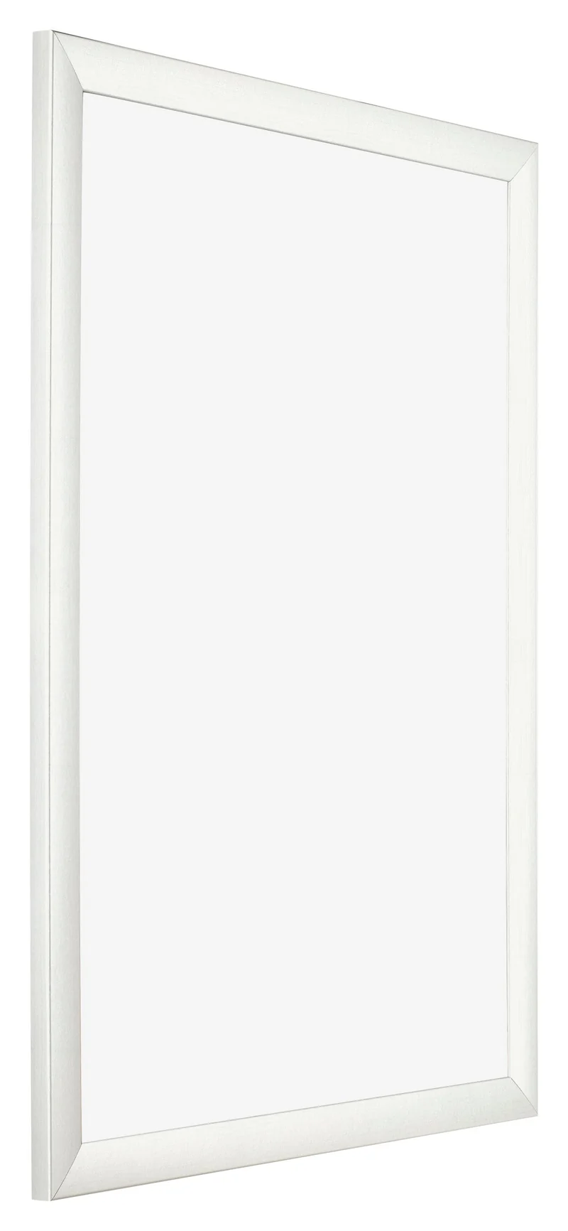 Bilderrahmen A4 - 21x29,7 cm - Weiß Gemasert - MDF - Pisa