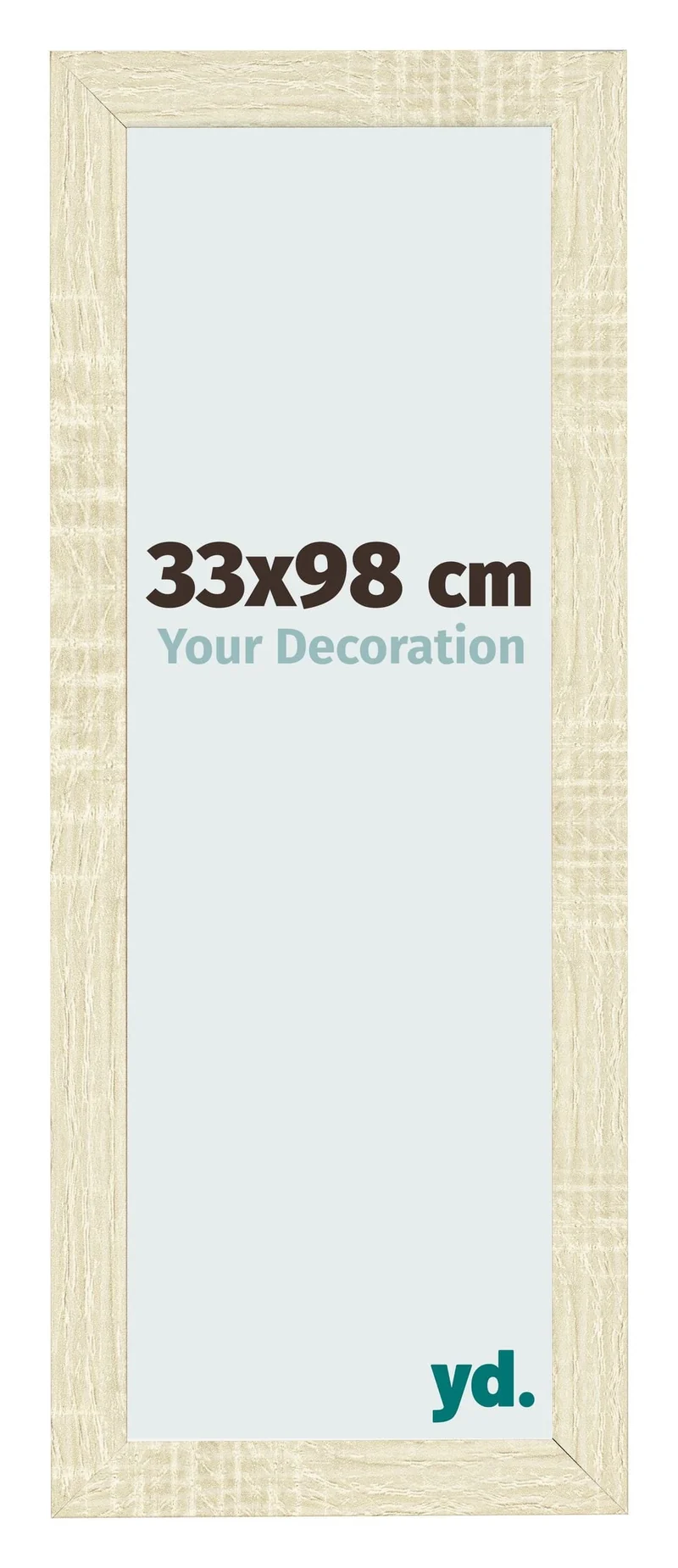 Bilderrahmen 33x98 cm - Sonoma Eiche - MDF - Pisa