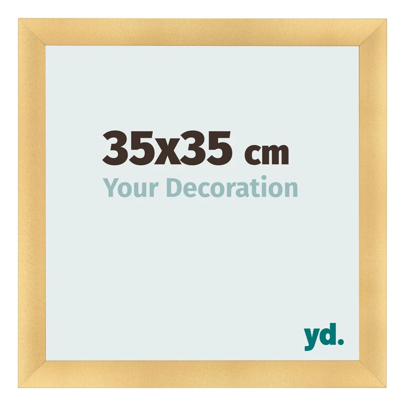 Bilderrahmen 35x35 cm - Gold Matt - MDF - Pisa