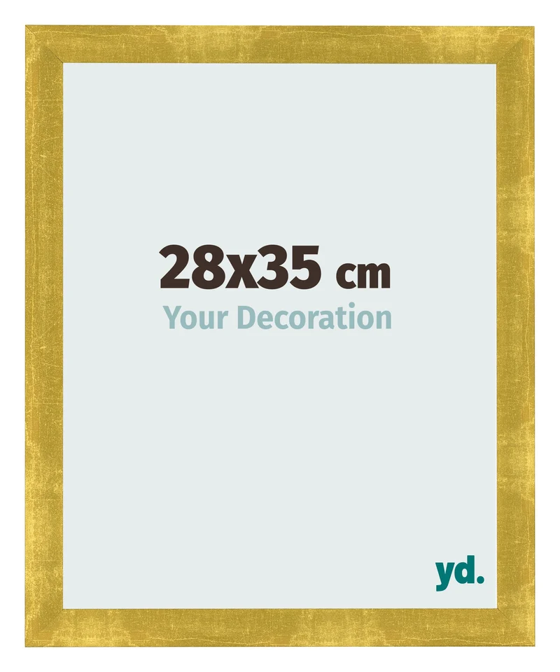 Bilderrahmen 28x35 cm - Gold Vintage - MDF - Pisa
