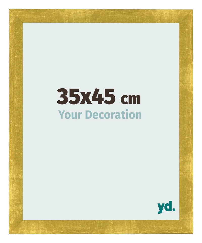 Bilderrahmen 35x45 cm - Gold Vintage - MDF - Pisa