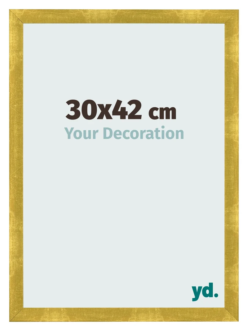 Bilderrahmen 30x42 cm - Gold Vintage - MDF - Pisa