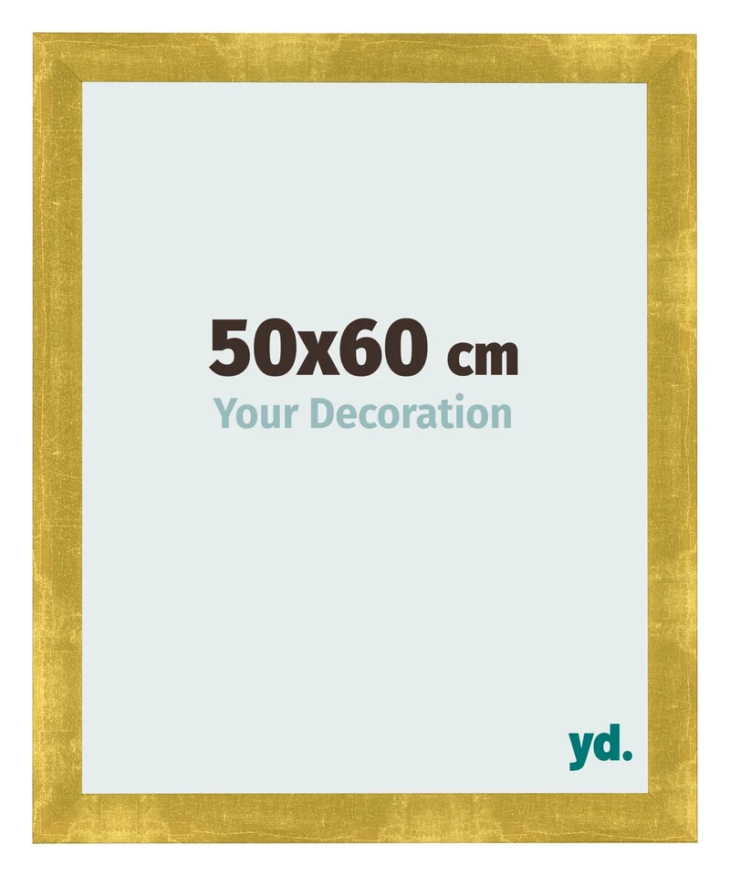 Bilderrahmen 50x60 cm - Gold Vintage - MDF - Pisa