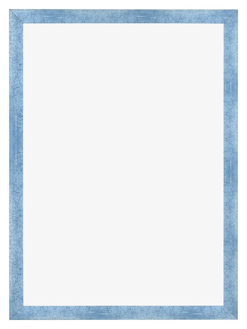 Bilderrahmen 30x42 cm - Hellblau Gewischt - MDF - Pisa
