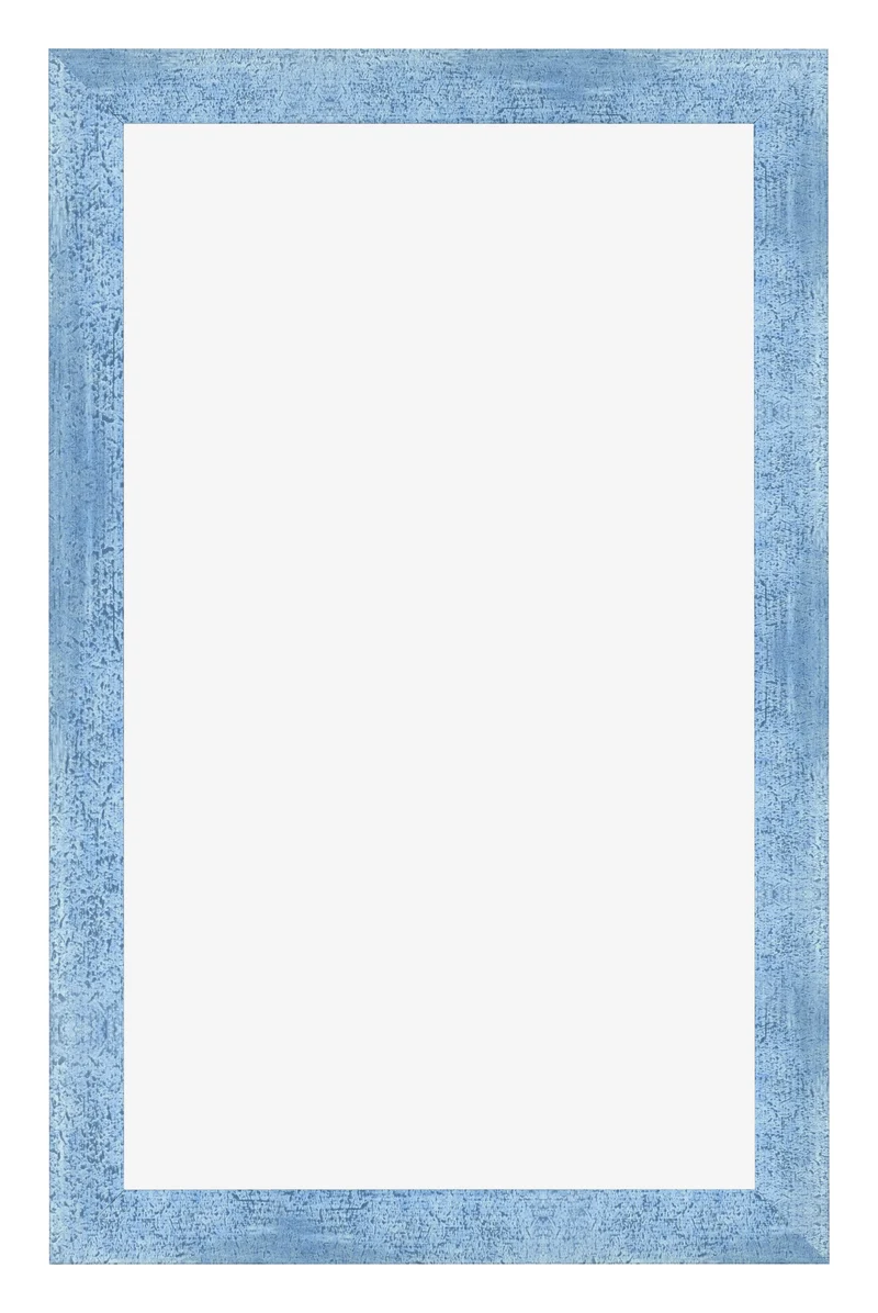 Bilderrahmen 30x50 cm - Hellblau Gewischt - MDF - Pisa