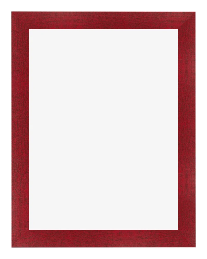 Bilderrahmen 48x64 cm - Weinrot Gewischt - MDF - Pisa