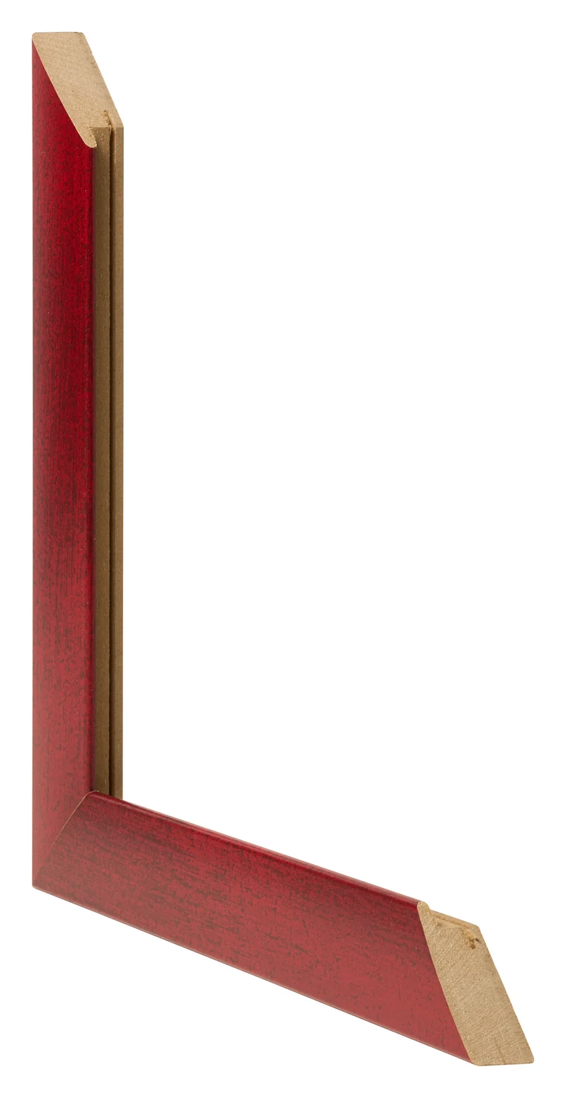 Bilderrahmen 30x45 cm - Weinrot Gewischt - MDF - Pisa