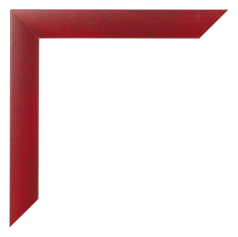Bilderrahmen 18x24 cm - Weinrot Gewischt - MDF - Pisa