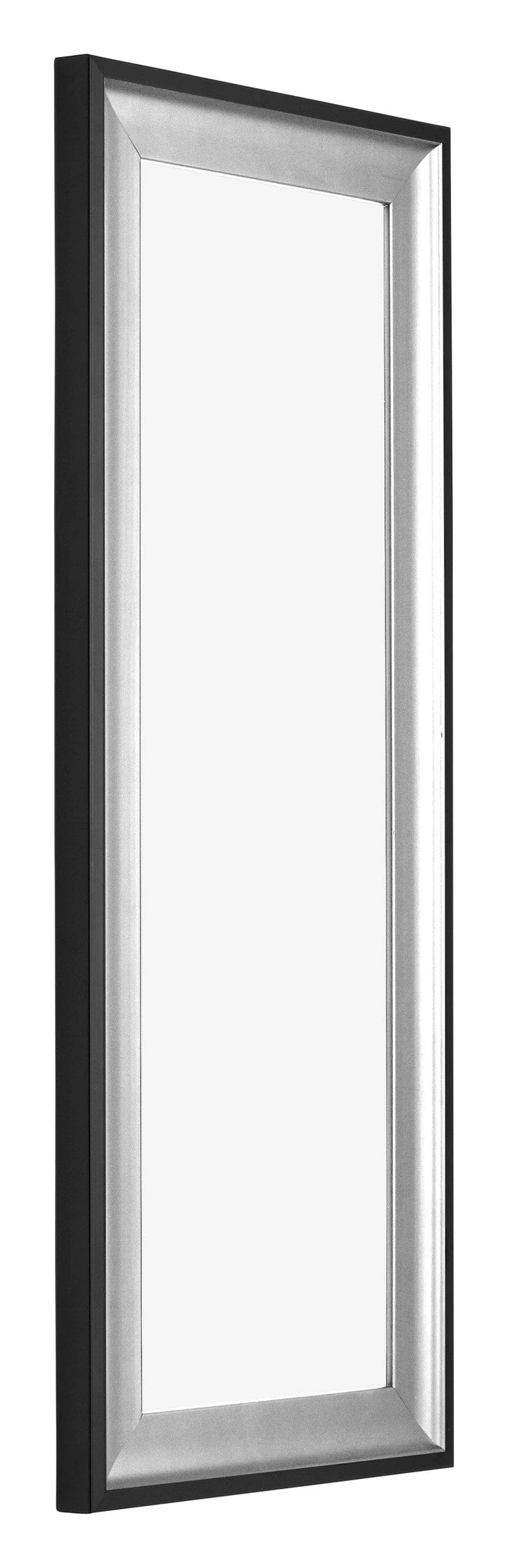 Bilderrahmen 33x98 cm - Schwarz Silber Poliert - Holz - Birmingham