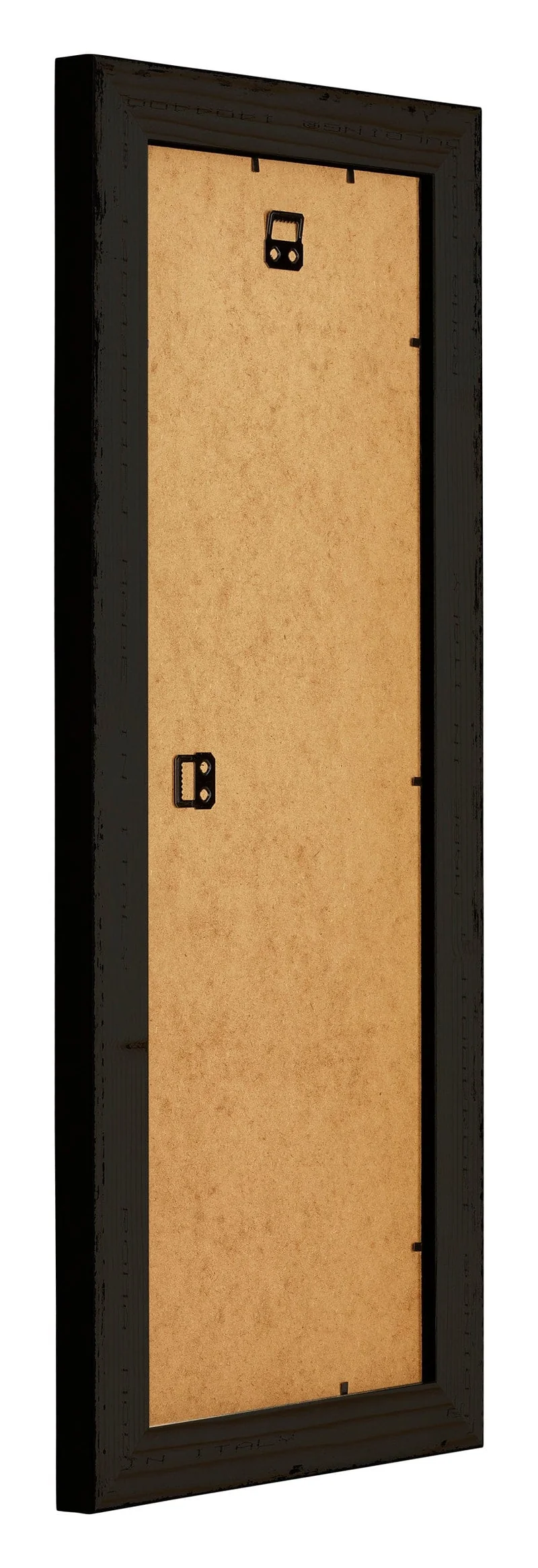 Bilderrahmen 33x98 cm - Schwarz Silber Poliert - Holz - Birmingham