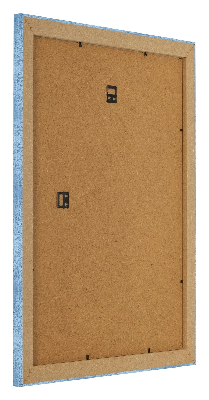 Bilderrahmen 60x70 cm - Hellblau Gewischt - MDF - Pisa