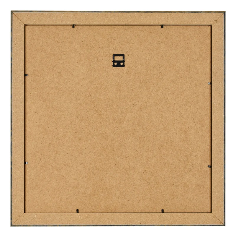 Bilderrahmen 45x45 cm - Blau Gold Meliert - MDF - Pisa