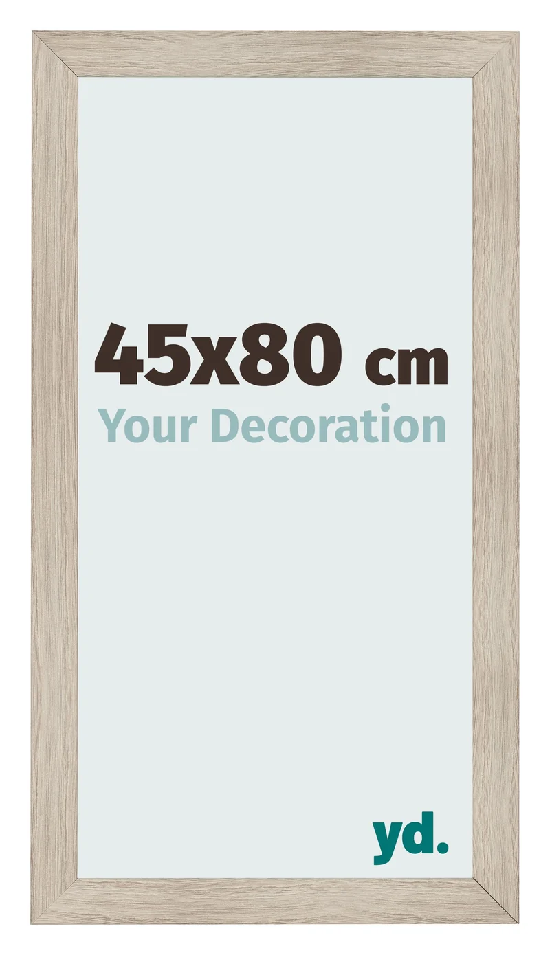 Bilderrahmen 45x80 cm - Eiche Hell - MDF - Pisa